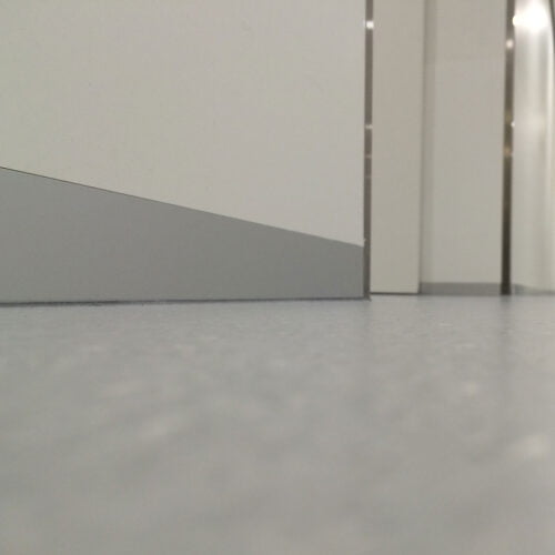 Aluminium plint geanodiseerd