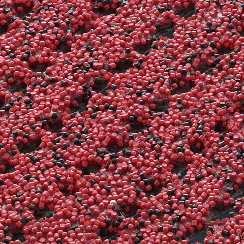 R13 Granulaat antislip mat standaard kleur Rood