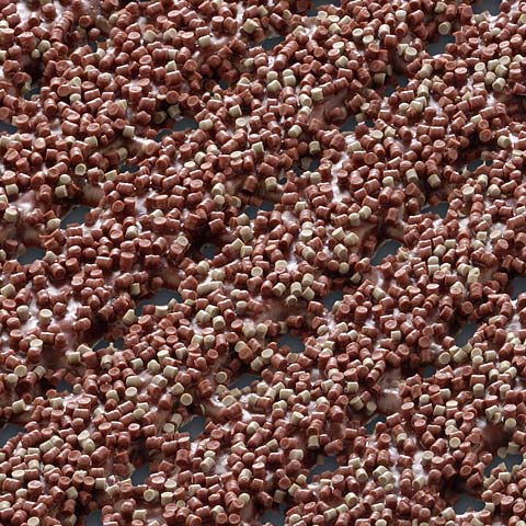 R13 Granulaat antislip mat standaard kleur Terra