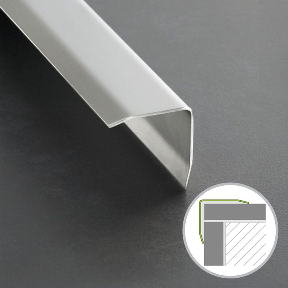 RVS hoekbeschermer met tekening