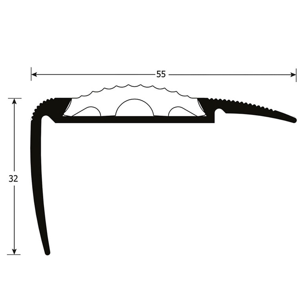 Trapneus met inlage Medium 1485