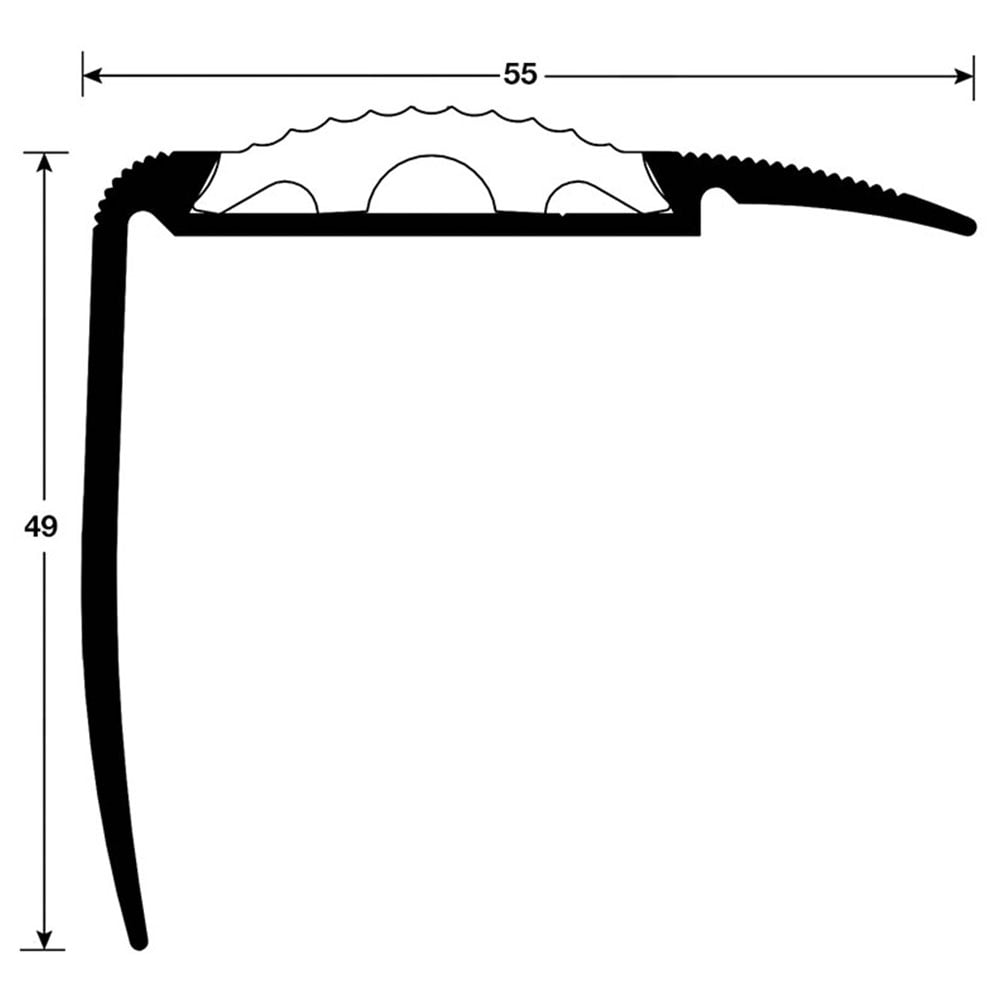 Tekening trapneus met inlage Medium+ 1486