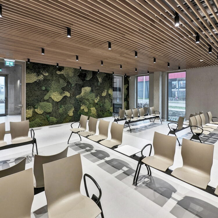 Boerhaave kliniek Utrecht wandbescherming installatie