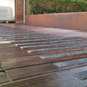 Vlonderstrips installatie