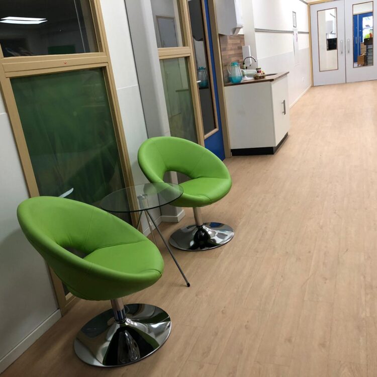Gerflor decochoc installatie School Joure