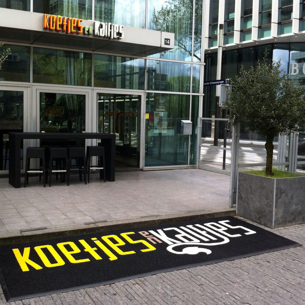 Pastamat met logo horeca Koetjes en Kalfjes