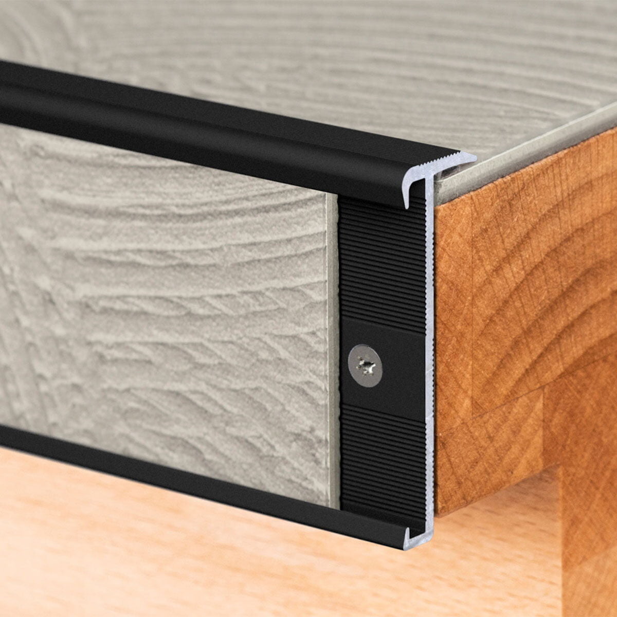 Trapneus voor vinyl zwart gecoat