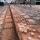 Podotactiele noppen installatie