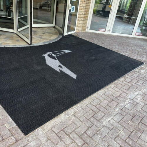 Van der Valk Gladbeck borstelmat met logo