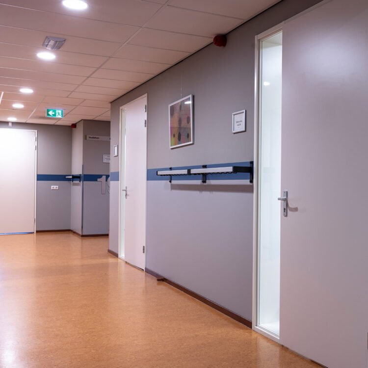 Berkenschutse Heeze onderwijsinstelling wandbescherming installatie