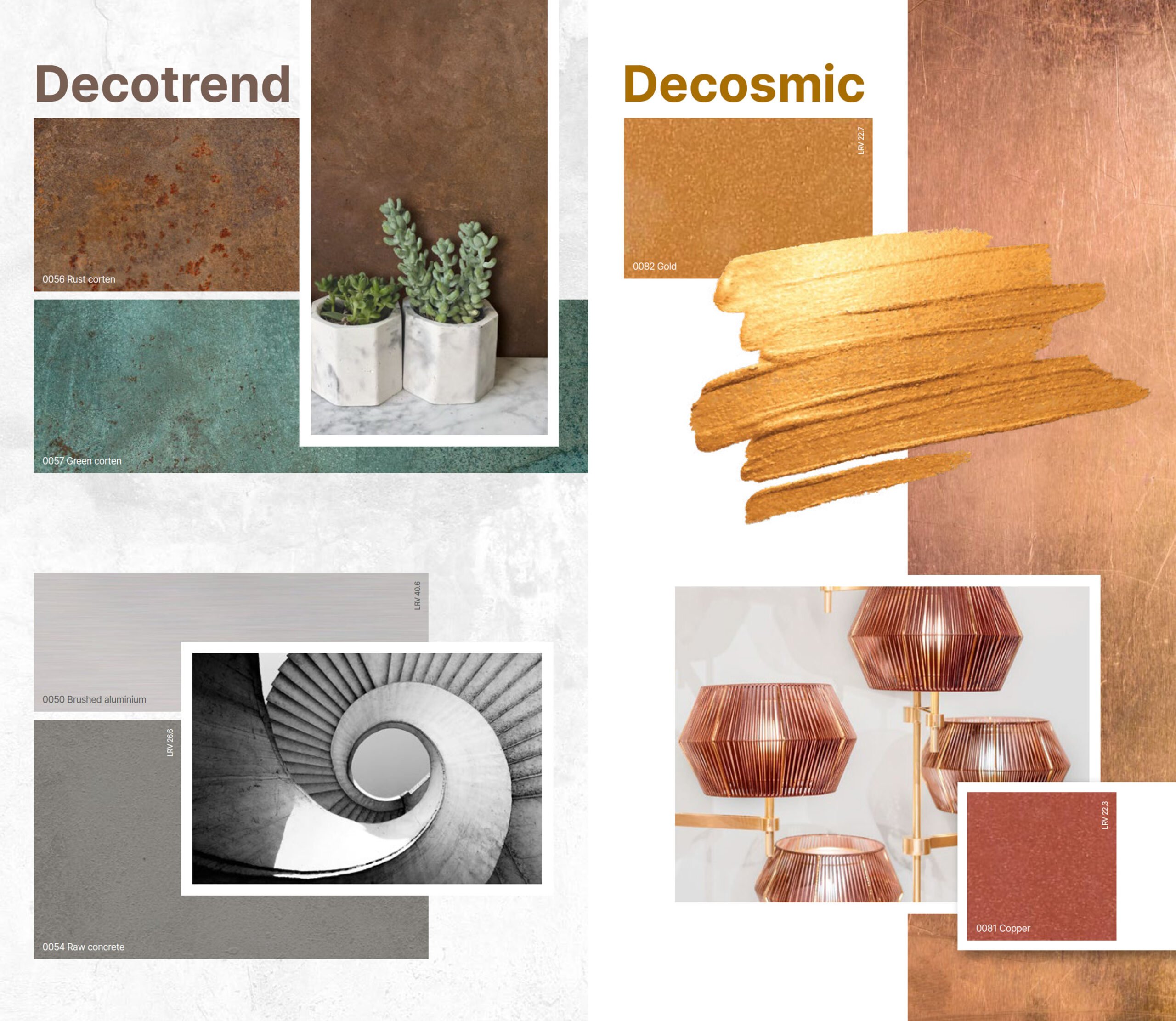 SPM Kleuren Decotrend en Decosmic