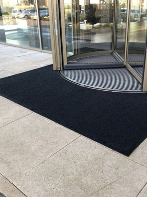 Entreematten installatie Dimensio Almere pastamat