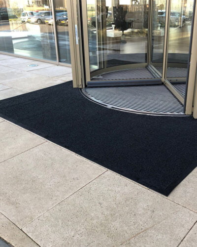 Entreematten installatie Dimensio Almere pastamat