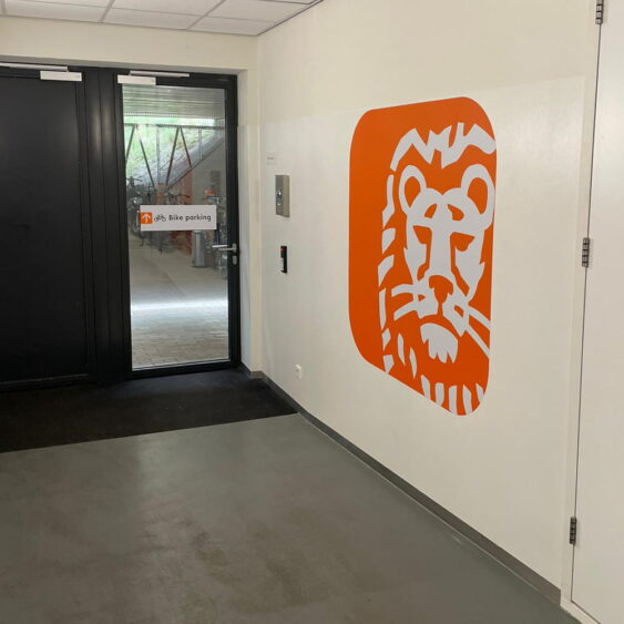 Wandbescherming installatie hoofdkantoor ING Amsterdam