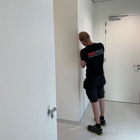 Wandbescherming installatie hoofdkantoor ING Amsterdam