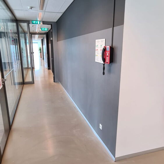 Wandbescherming installatie hoofdkantoor ING Amsterdam