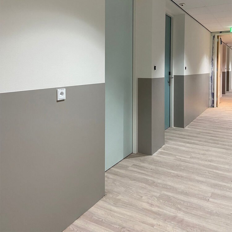 Wandbescherming instelling Goutum
