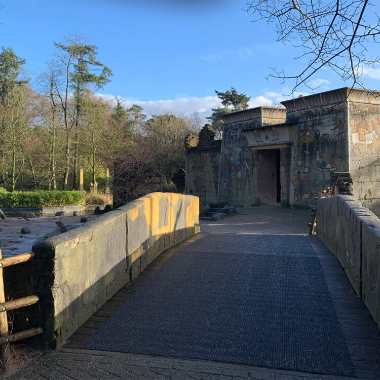 Dierenpark Amersfoort R13 Granulaat antislip matten