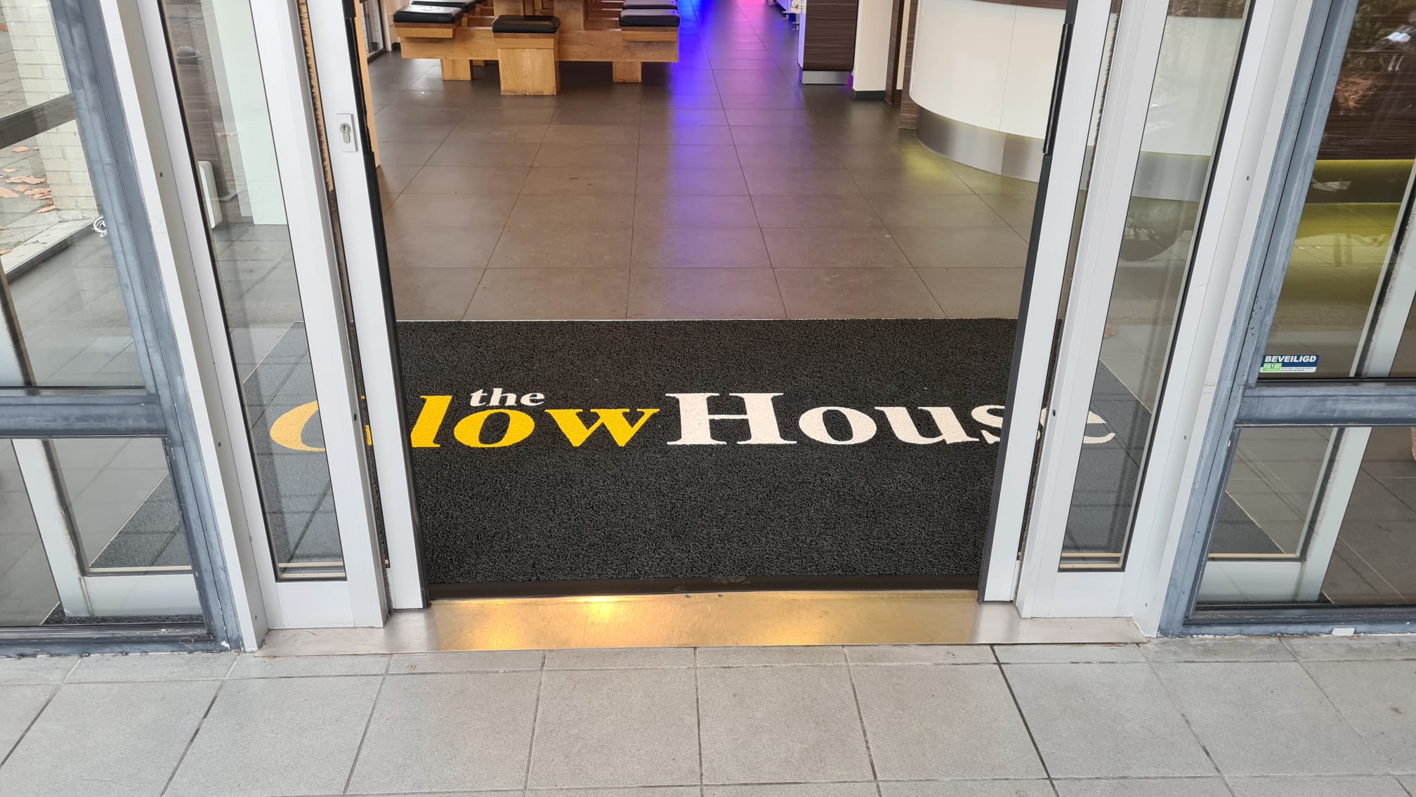 Pastamat met logo glow house