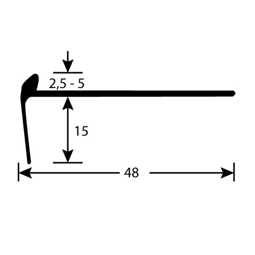 Buigbare trapneus tekening